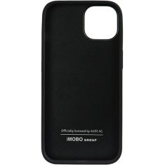 Audi  Genuine Leather Zadní Kryt pro iPhone 12/12 Pro Black