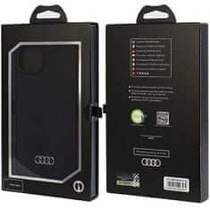 Audi  Silicone Zadní Kryt pro iPhone 15 Plus Black