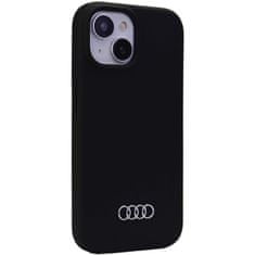 Audi  Silicone Zadní Kryt pro iPhone 15 Plus Black