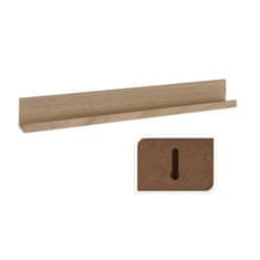 ModernHome Nástěnná Police Natural Mdf 58 Cm