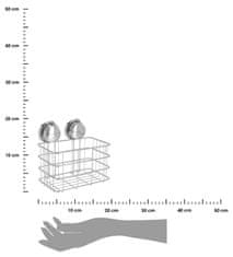 ModernHome Koupelnový Košík Na Přísavky Crespi