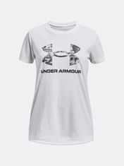 Under Armour Tričko UA Tech Print BL SSC-WHT S