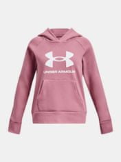 Under Armour Mikina UA Rival Fleece BL Hoodie-PNK XS