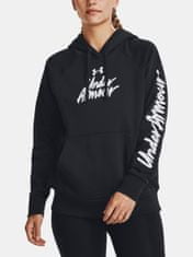 Under Armour Mikina UA Rival Fleece Graphic Hdy-BLK M