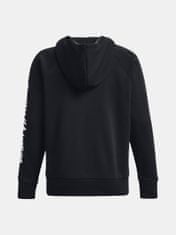 Under Armour Mikina UA Rival Fleece Graphic Hdy-BLK M