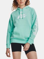 Under Armour Mikina UA Rival Fleece Graphic Hdy-BLU S