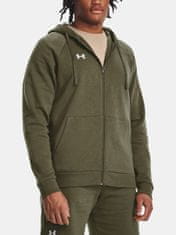 Under Armour Mikina UA Rival Fleece FZ Hoodie-GRN L