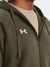 Under Armour Mikina UA Rival Fleece FZ Hoodie-GRN L