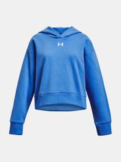 Under Armour Mikina UA Rival Fleece Crop Hoodie-BLU M