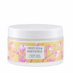 Heathcote & Ivory Vyživující krém na ruce a tělo - Sweet Pea & Honeysuckle, 200ml