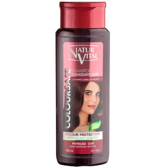 NaturVital Šampon pro přirozeně mahagonové a barvené vlasy, 300ml