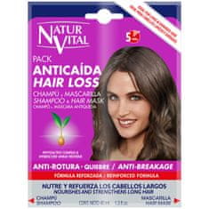 NaturVital Vzorek Šampon a maska proti vypadávání a lámání vlasů, 40ml