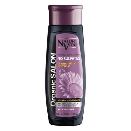 NaturVital Organic Salon Maska na barvené vlasy, 300ml