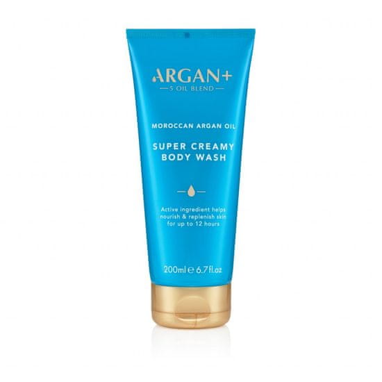 Argan+ Krémový sprchový gel s arganovým olejem, 200ml