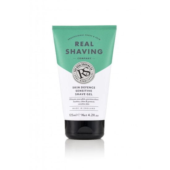 Real Shaving Co. Pánský gel na holení pro citlivou pleť, 125ml