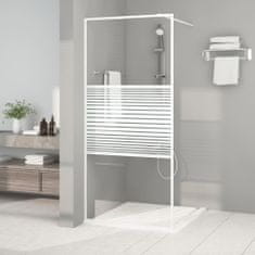 Vidaxl Sprchová zástěna walk-in bílá 90 x 195 cm čiré ESG sklo