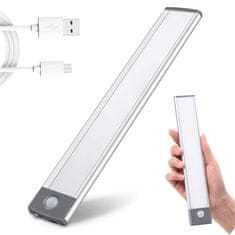 Verk 08365 Multifunkční LED osvětlení s pohybovým a soumrakovým senzorem 23 cm bílá