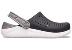 Crocs LiteRide Clogs pro děti, 29-30 EU, C12, Pantofle, Dřeváky, Black/White, Černá, 205964-066