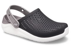 Crocs LiteRide Clogs pro děti, 27-28 EU, C10, Pantofle, Dřeváky, Black/White, Černá, 205964-066