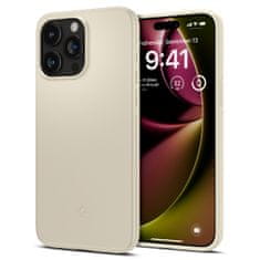 Spigen Thin Fit silikonové pouzdro na iPhone 15 PRO MAX 6.7" Mute beige