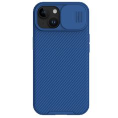 Nillkin CamShield Pro Magnetic silikonové pouzdro na iPhone 15 PLUS 6.7" Blue