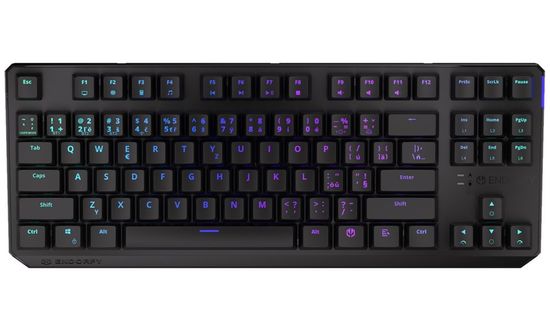 Endorfy herní klávesnice Thock TKL Wireless Red / RGB / red sw. / bezdrátová / mechanická / CZ/SK layout / černá