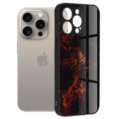 Techsuit Pouzdro iPhone 15 Pro Max Techsuit - Glaze Series, Red Nebula