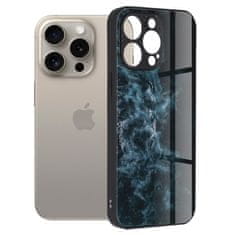 Techsuit Pouzdro iPhone 15 Pro Max Techsuit - Glaze Series, Blue Nebula