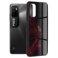 Techsuit Pouzdro Xiaomi Redmi Note 10 5G / Redmi Note 10T 5G / Poco M3 Pro Techsuit - Glaze Series, Red Nebula