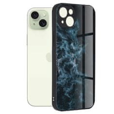 Techsuit Pouzdro iPhone 15 Techsuit - Glaze Series, Blue Nebula