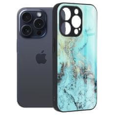 Techsuit Pouzdro iPhone 15 Pro Techsuit - Glaze Series, Blue Ocean