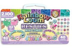 Rainbow Loom Besties Mini Combo - výrobky a náramky z gumiček 