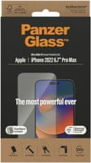 PanzerGlass ochranné sklo pro Apple iPhone 14 Pro Maxs instalačním rámečkem
