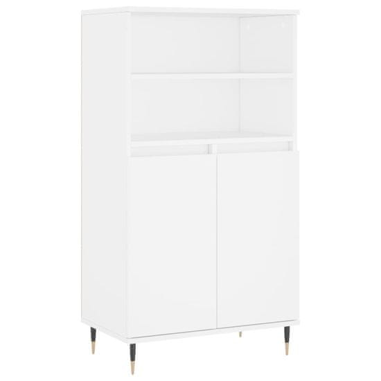 Vidaxl Skříň highboard bílá 60 x 36 x 110 cm kompozitní dřevo