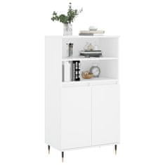 Greatstore Skříň highboard bílá 60 x 36 x 110 cm kompozitní dřevo