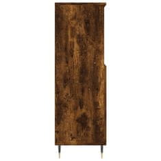 Greatstore Skříň highboard kouřový dub 60 x 36 x 110 cm kompozitní dřevo