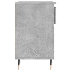 Greatstore Botník betonově šedý 70x36x60 cm kompozitní dřevo