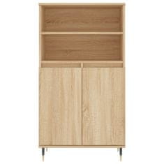 Greatstore Skříň highboard dub sonoma 60 x 36 x 110 cm kompozitní dřevo