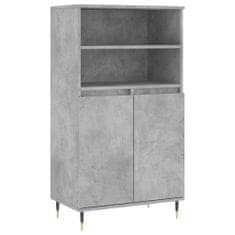 Vidaxl Skříň highboard betonově šedá 60 x 36 x 110 cm kompozitní dřevo