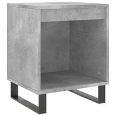 Vidaxl Noční stolky 2 ks betonově šedé 40x35x50 cm kompozitní dřevo