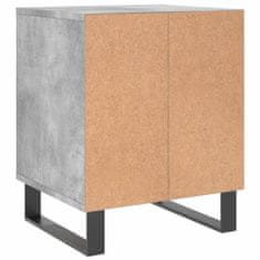 Greatstore Noční stolky 2 ks betonově šedé 40x35x50 cm kompozitní dřevo