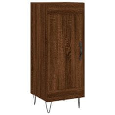 Greatstore Skříň highboard hnědý dub 34,5 x 34 x 180 cm kompozitní dřevo