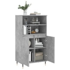 Vidaxl Skříň highboard betonově šedá 60 x 36 x 110 cm kompozitní dřevo