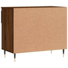 Greatstore Botník hnědý dub 70x36x60 cm kompozitní dřevo