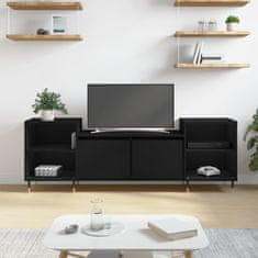 Vidaxl TV skříňka černá 160x35x55 cm kompozitní dřevo