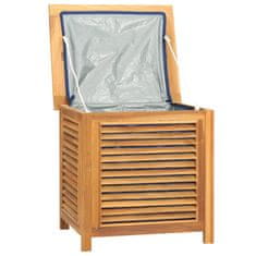 Vidaxl Zahradní úložný box s vložkou 60 x 50 x 58 cm masivní teak