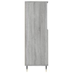 Greatstore Skříň highboard šedá sonoma 60 x 36 x 110 cm kompozitní dřevo