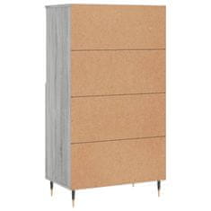 Greatstore Skříň highboard šedá sonoma 60 x 36 x 110 cm kompozitní dřevo