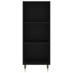 Vidaxl Skříň highboard černá 34,5 x 34 x 180 cm kompozitní dřevo