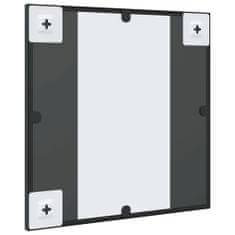 Vidaxl Nástěnné zrcadlo černé 40 x 40 cm čtverec železo